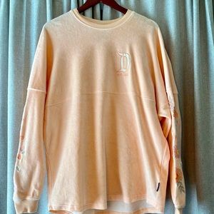 Disneyland pink embroidered Crewneck